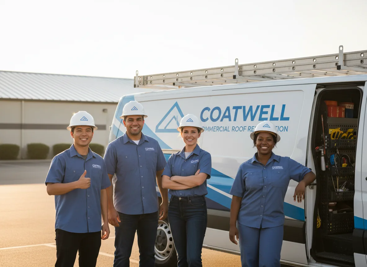 Commercial roof coating company in Fosters, AL